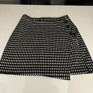 Sanctuary Black Button Detail Mini Skirt